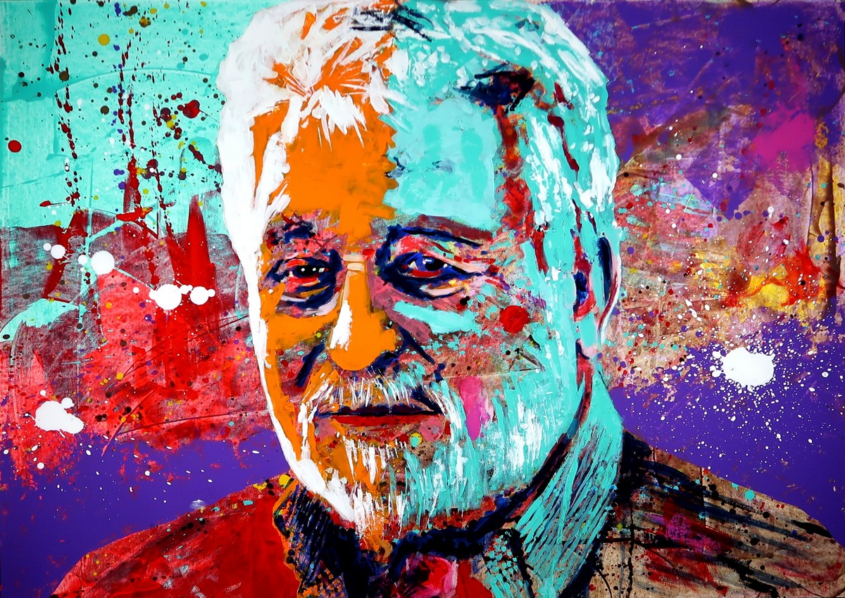 Retrato de Henrique Silva, Pintura de Artur Oliveira 