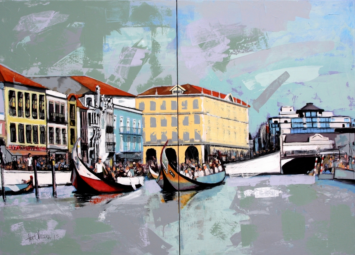 Aveiro Novo, Pintura de Artur Oliveira