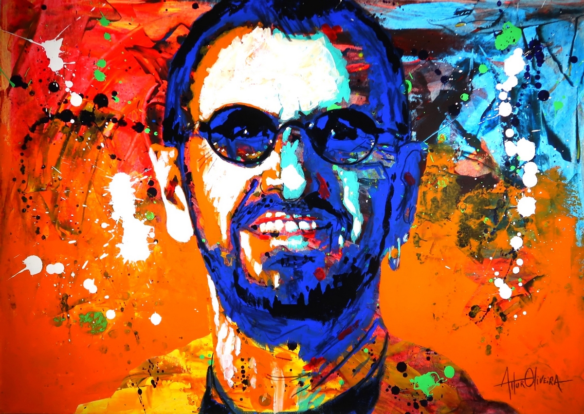 Retrato de Ringo Starr, Pintura de Artur Oliveira